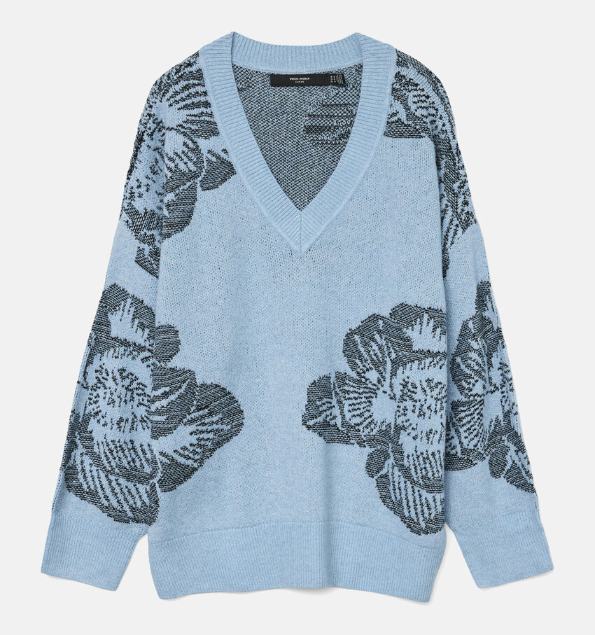 Vero Moda Curve Fairly Lichtblauwe Pull