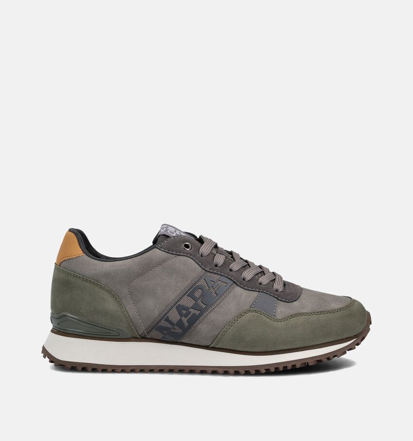 Napapijri Cosmos Grijze/Groene Veterschoenen
