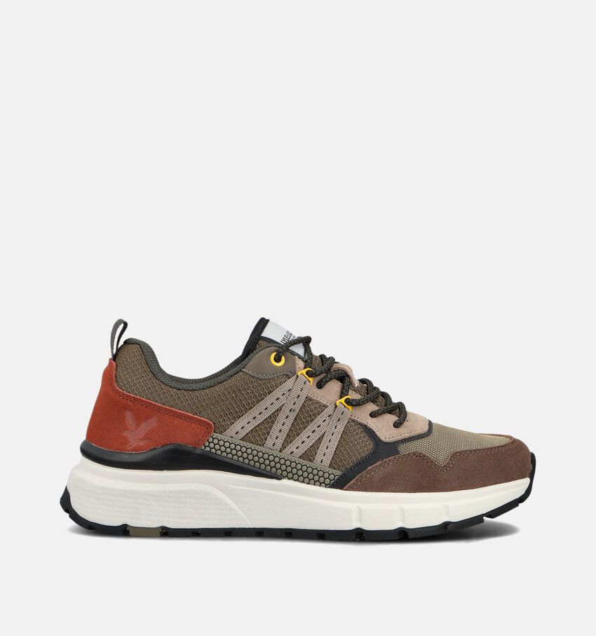 Lyle & Scott Lennox Starflex Chaussures plates en Vert kaki