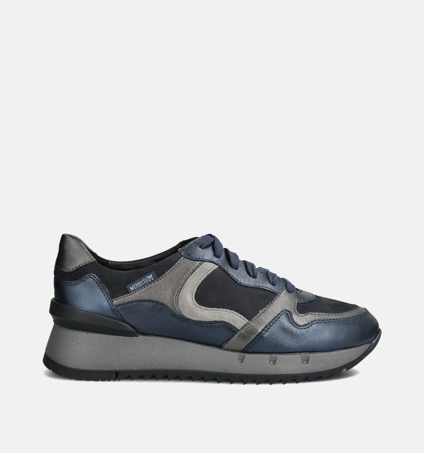 Mephisto Angie Chaussures à lacets en Bleu