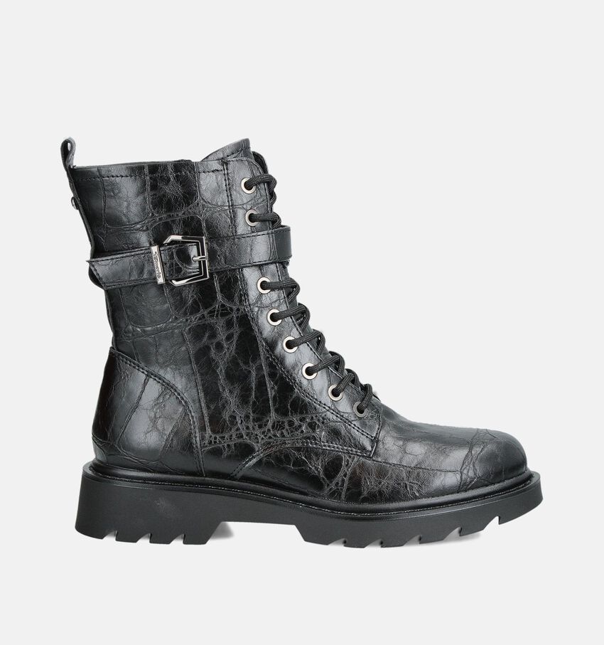 Tamaris Boots à lacets en Noir