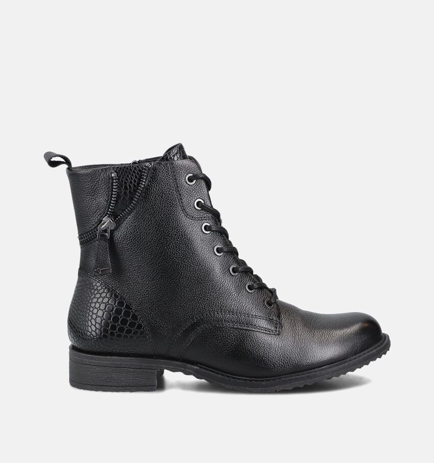 Tamaris Boots à lacets en Noir