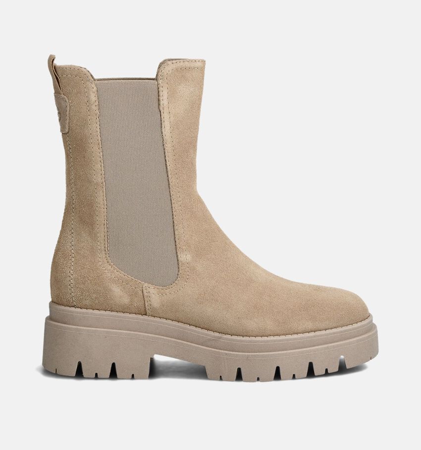 Tamaris Bottines Chelsea en Beige