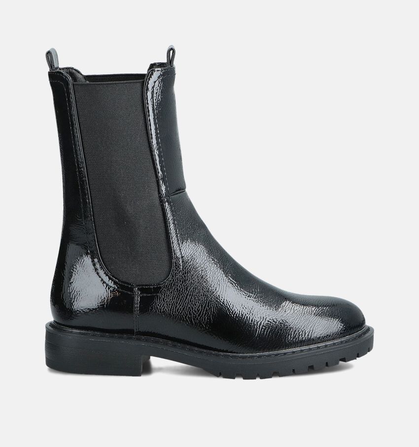 Posh by Poelman Zwarte Hoge Chelsea Boots
