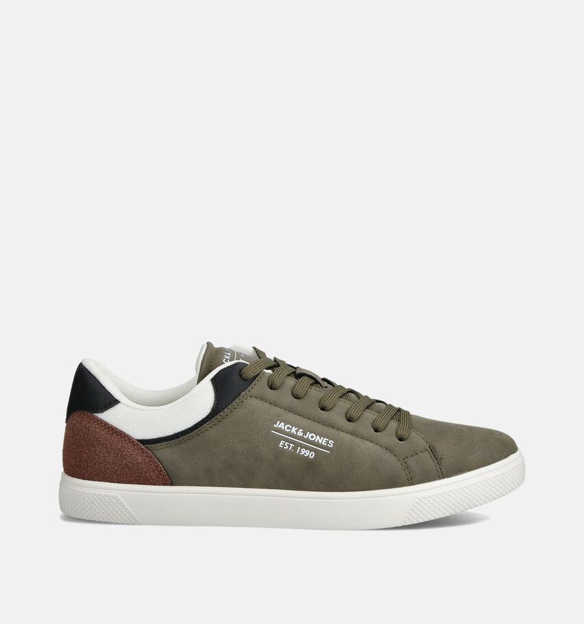 Jack & Jones Jordan Sneaker Kaki Veterschoenen