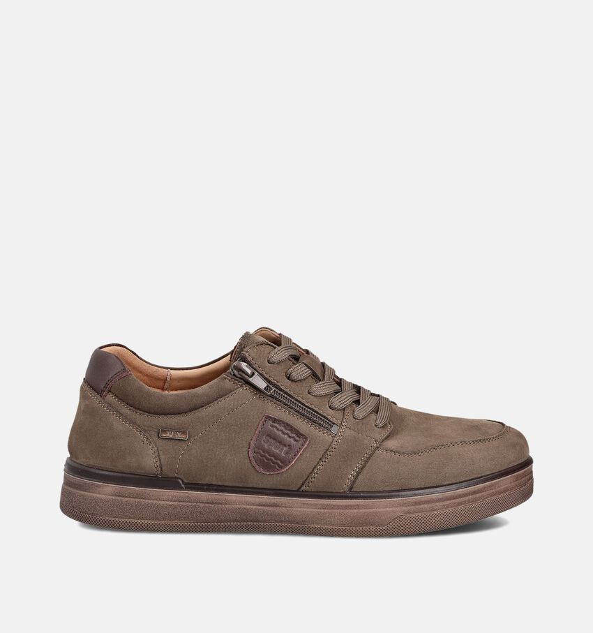 G-Comfort Taupe Rits-Veterschoenen