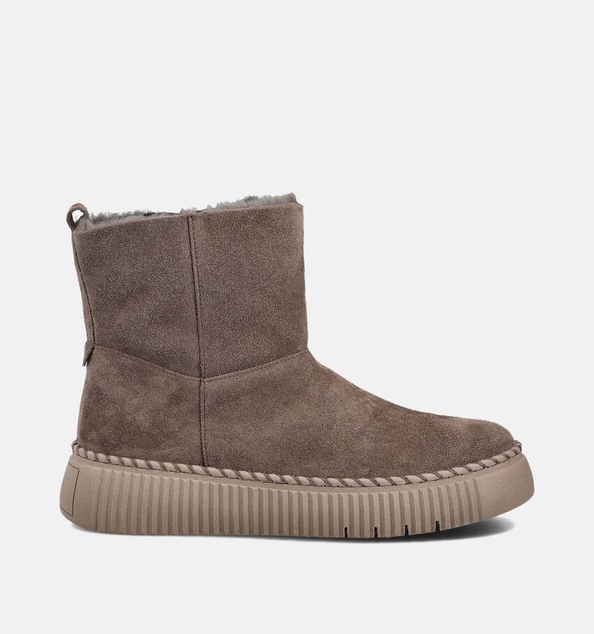 Gabor Bottines Fourrées en Brun foncé