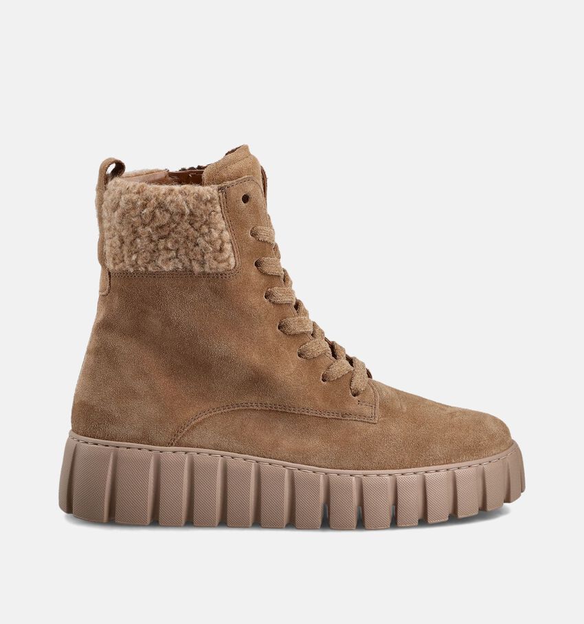 Gabot Bottines à lacets en Cognac