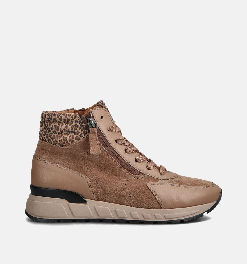 Gabor Bruine Hoge Sneakers