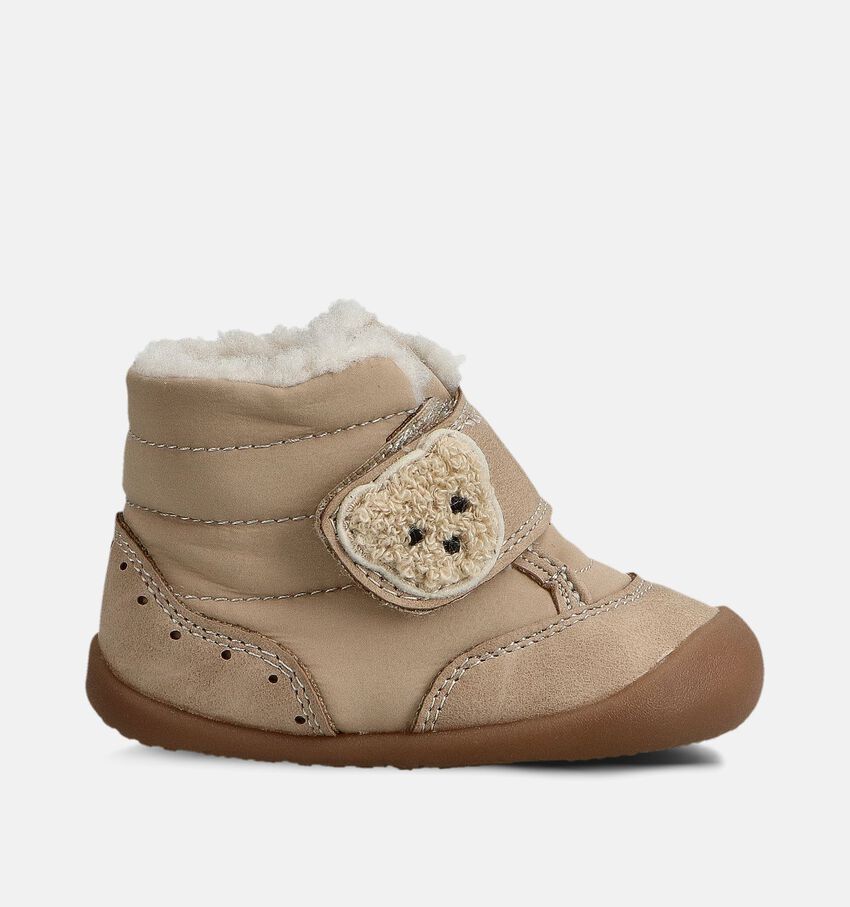 Milo & Mila Beige Velcroboots