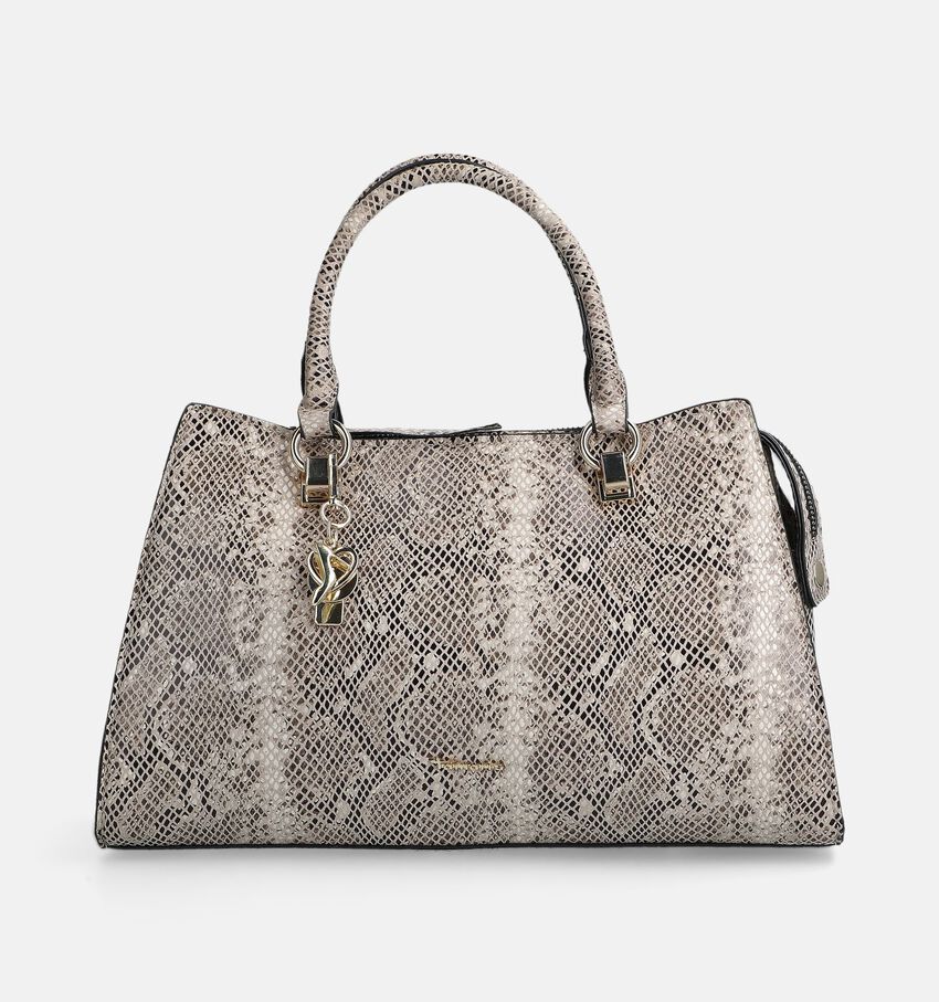 Tamaris Gerhild Snake Beige Handtas