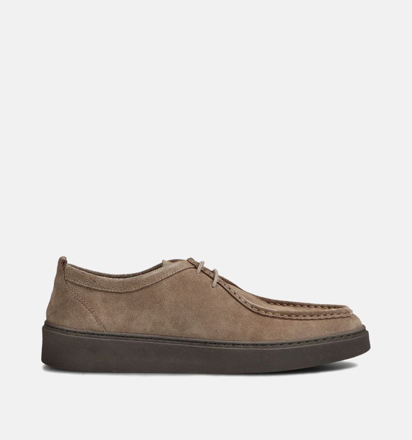 Via Borgo Chaussures bateau en Taupe
