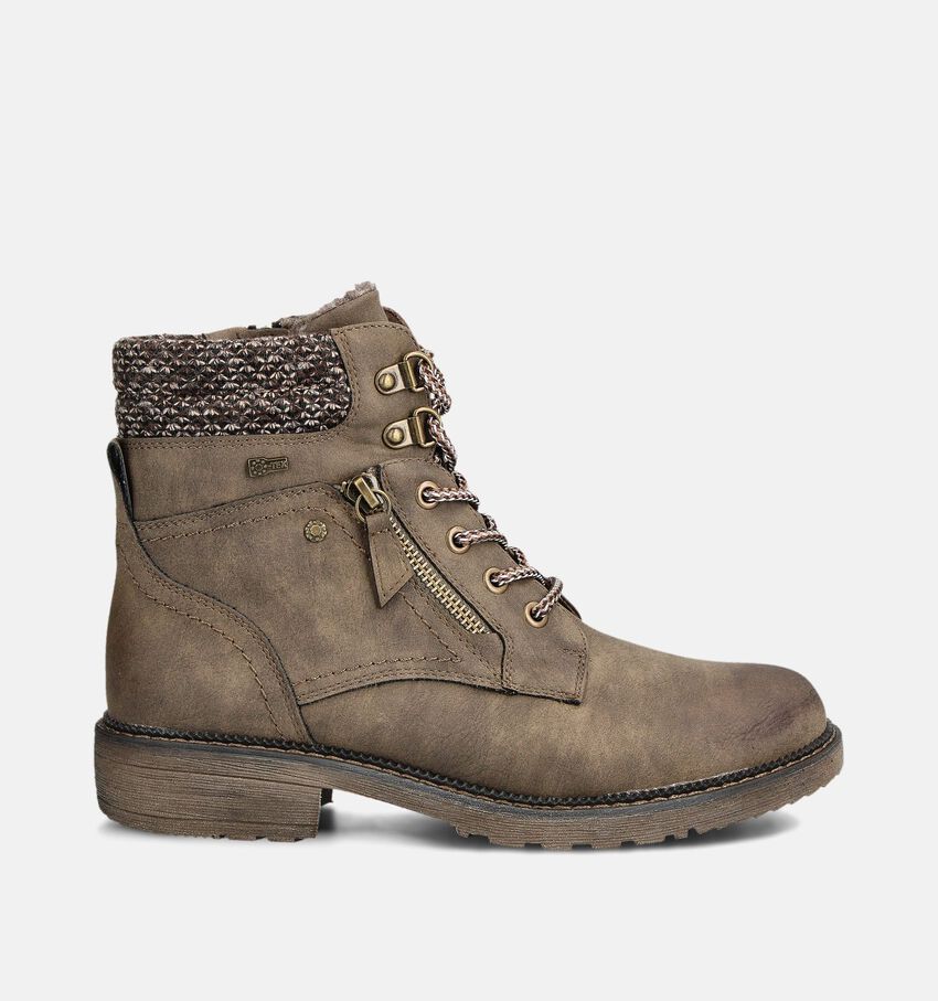 Relife Boots à lacets en Taupe