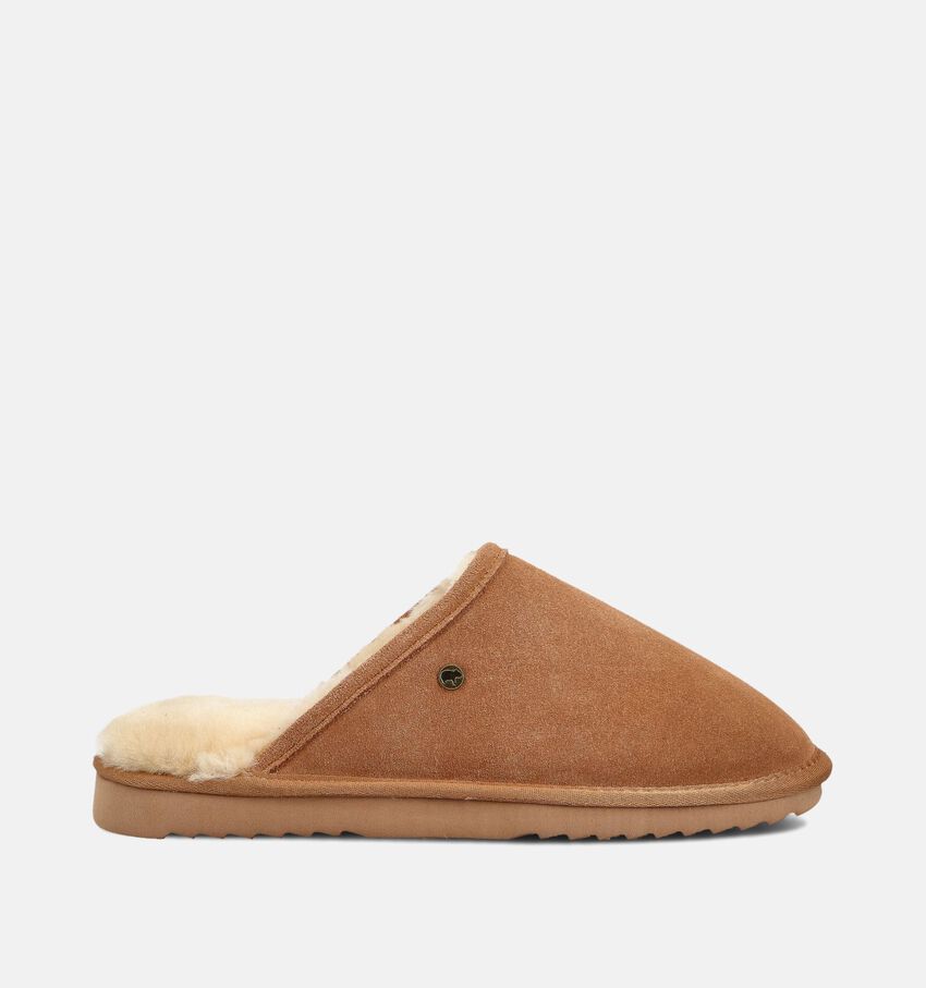Warmbat Classic Cognac Open Pantoffels