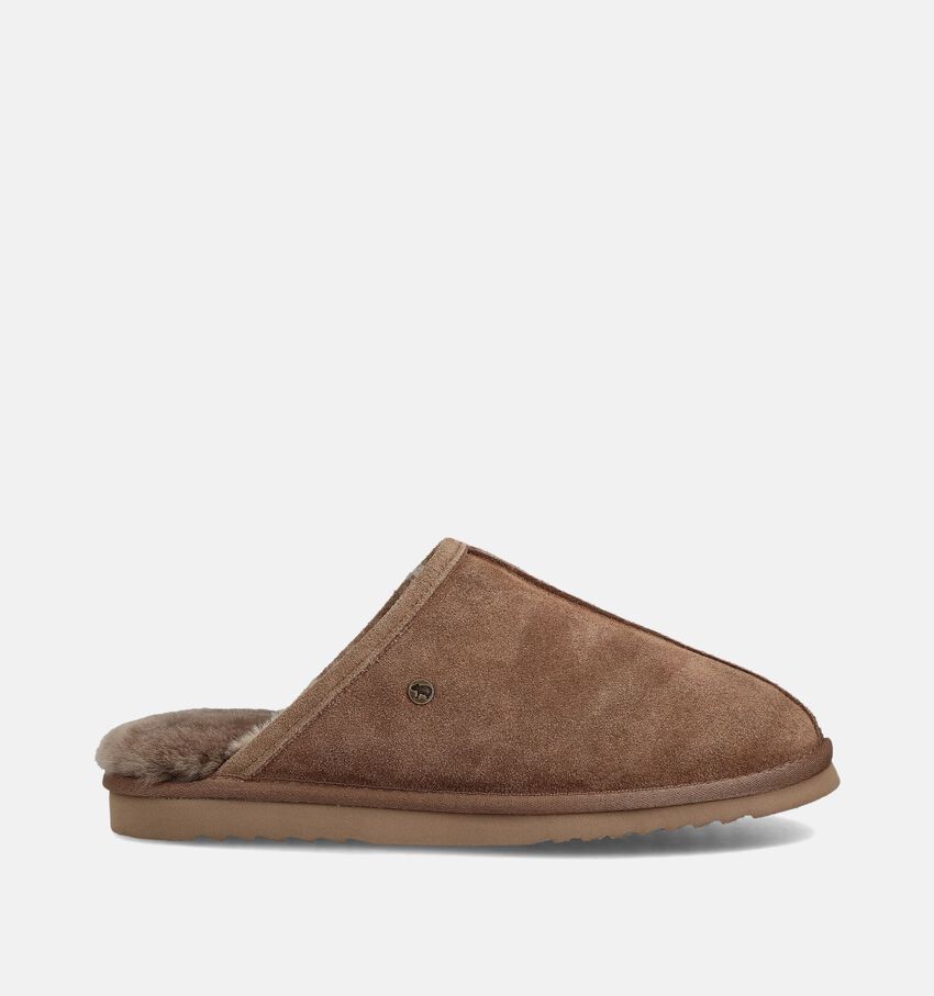 Warmbat Bulman Bruine Pantoffels