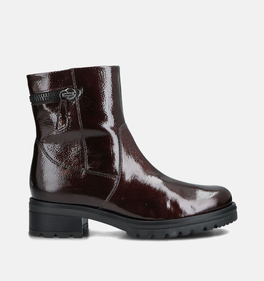 Gabor Bottines plates en Brun foncé