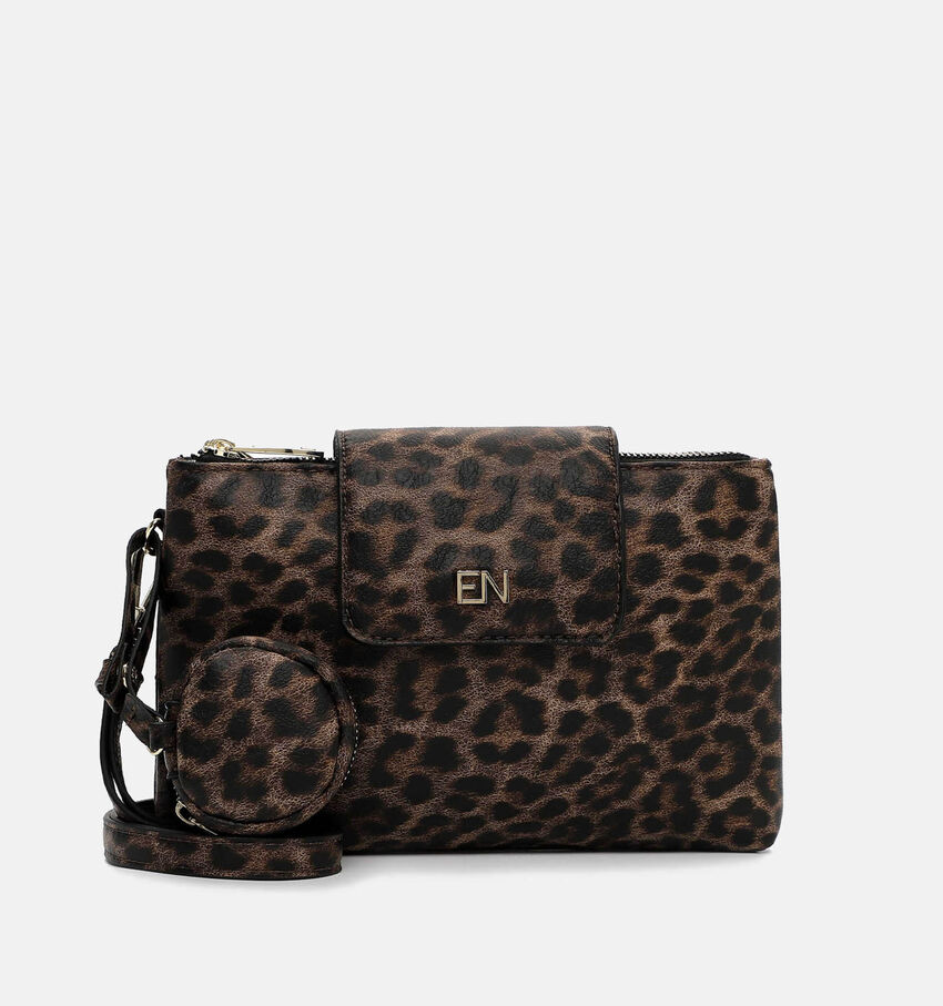 Emily & Noah Hanna Bruine/Zwarte Crossbodytas