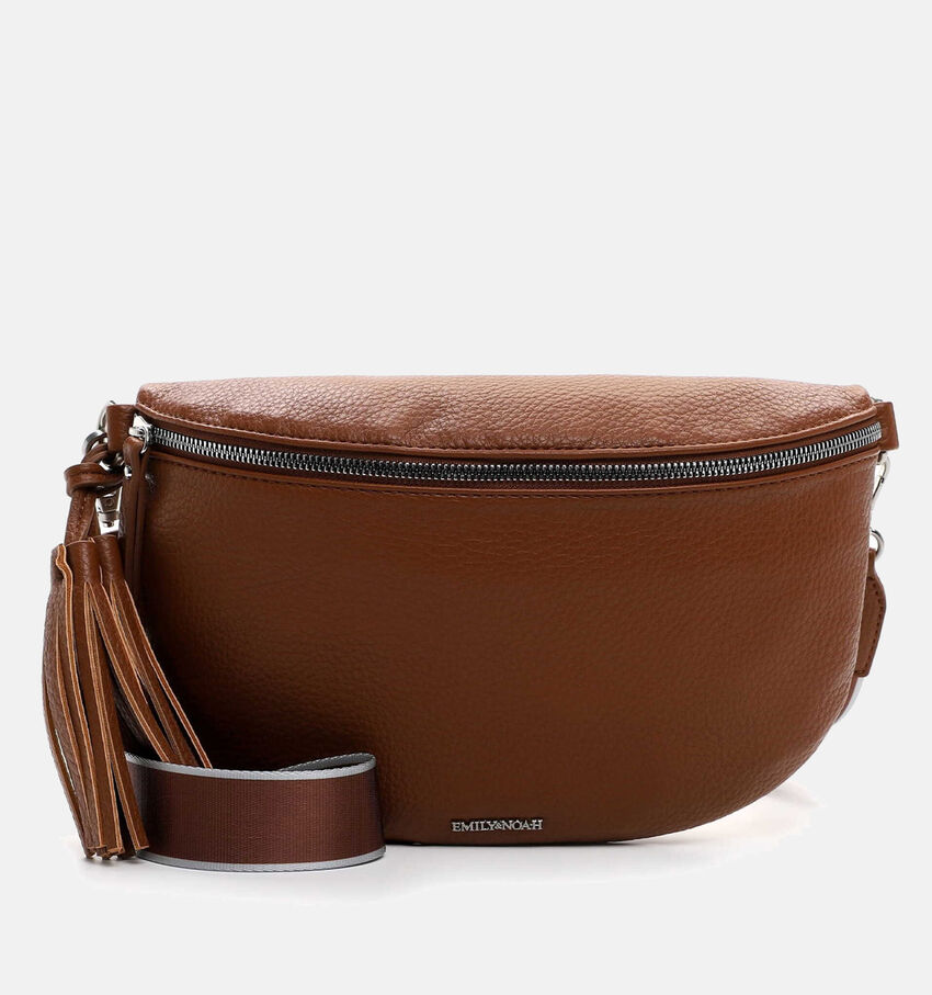 Emily & Noah Belli Cognac Crossbodytas