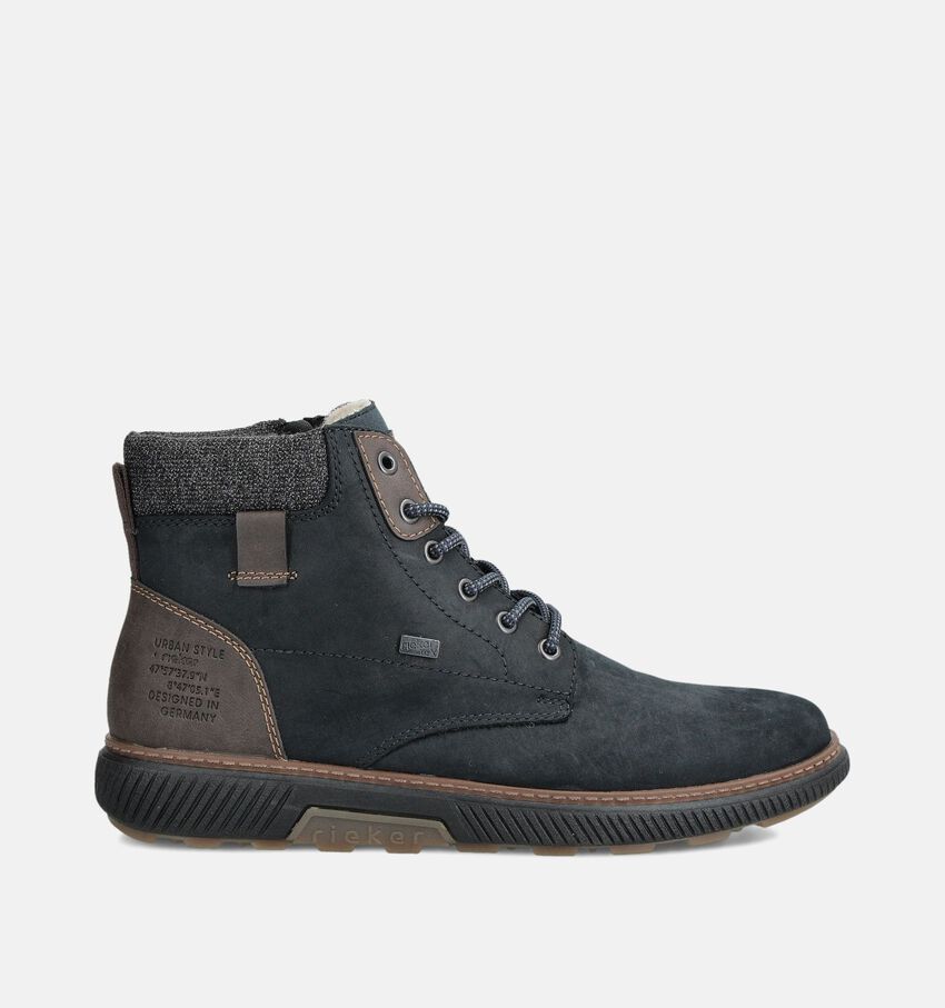 Rieker Boots à lacets en Bleu