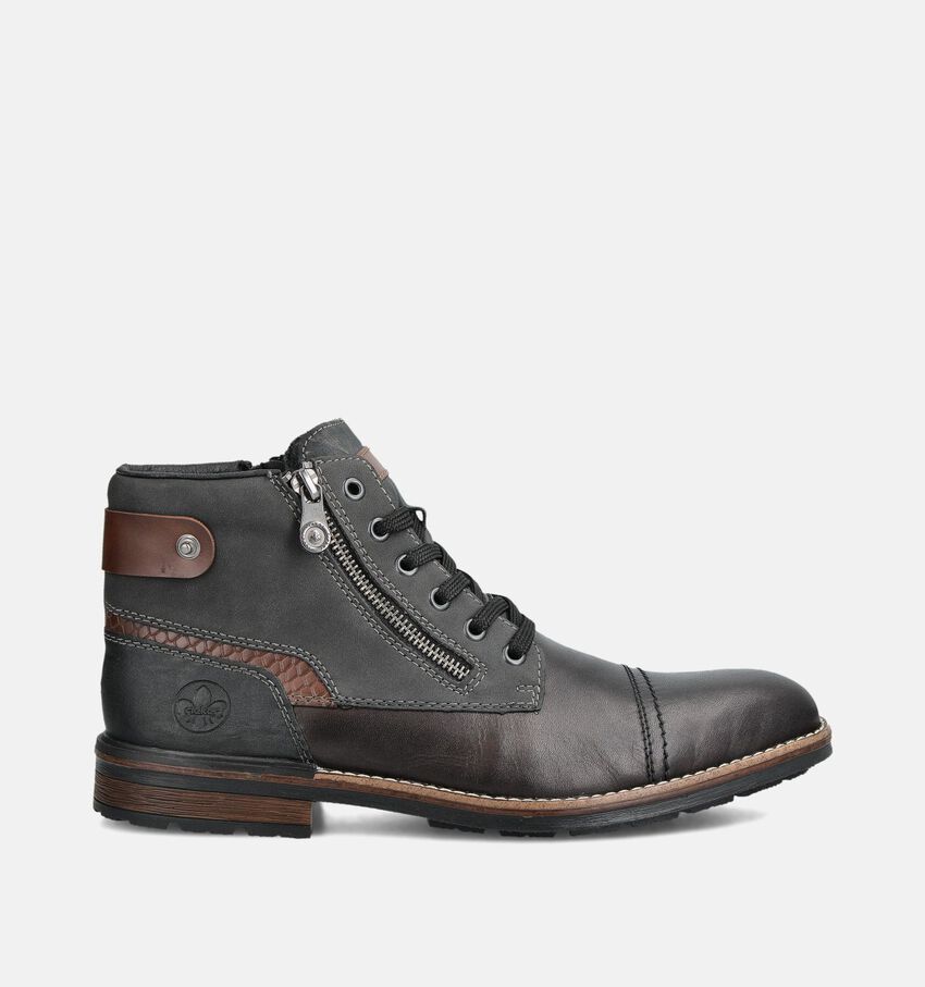 Rieker Boots à lacets en Gris