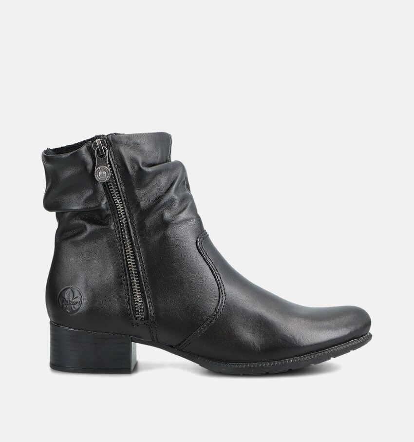 Rieker Bottines plates en Noir