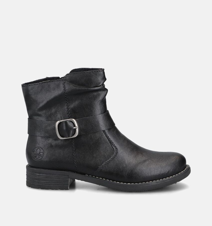 Rieker Bottines plates en Noir