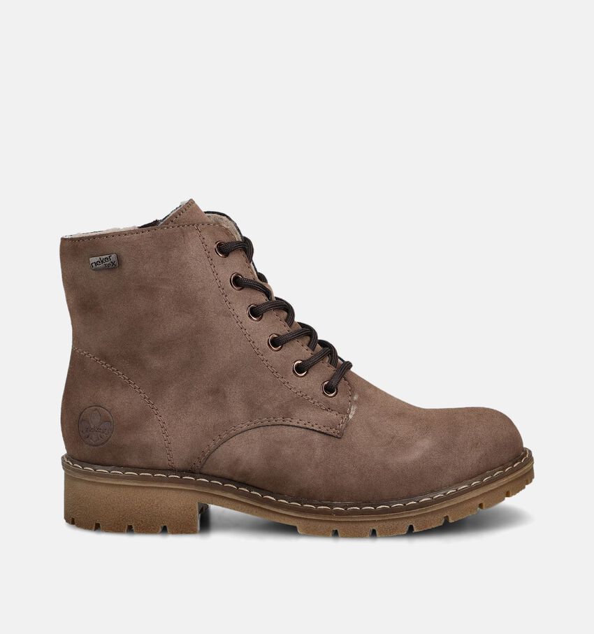 Rieker Boots à lacets en Marron