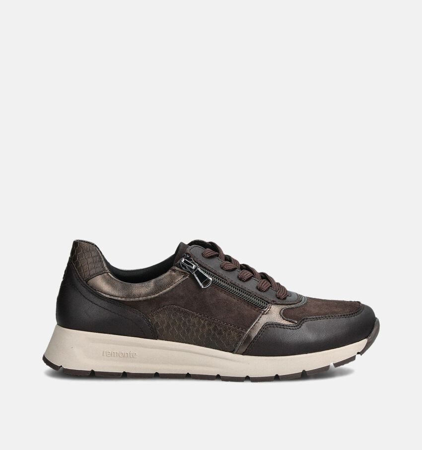 Remonte Bruine Veterschoenen