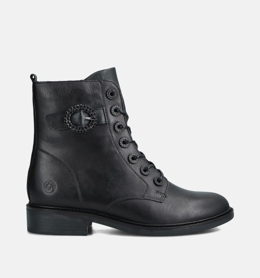 Remonte Zwarte Veterboots
