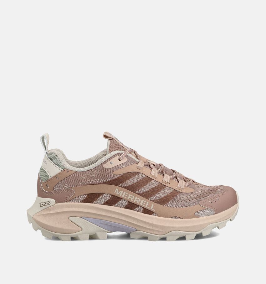 Merrell MOAB Speed 2 Bruine/Roze Wandelschoenen