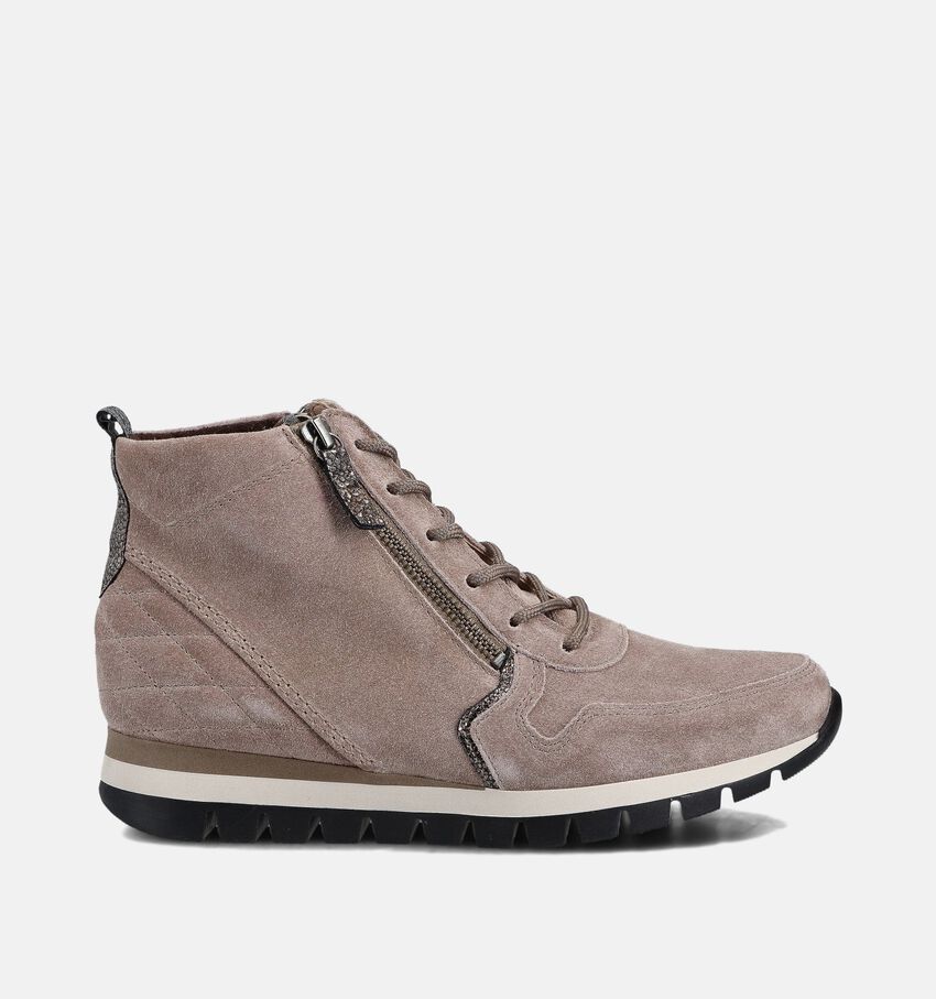 Gabor Beige Hoge Sneakers