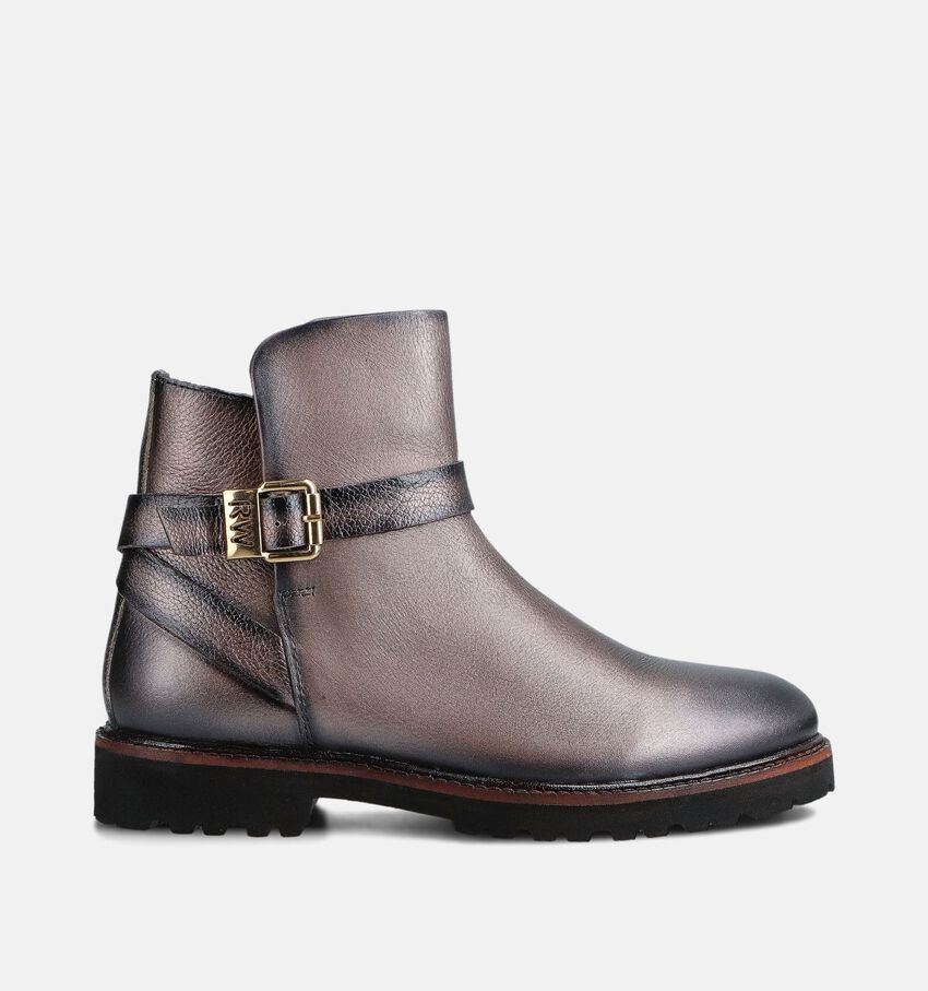 River Woods Bionda Bronzen Enkellaarzen