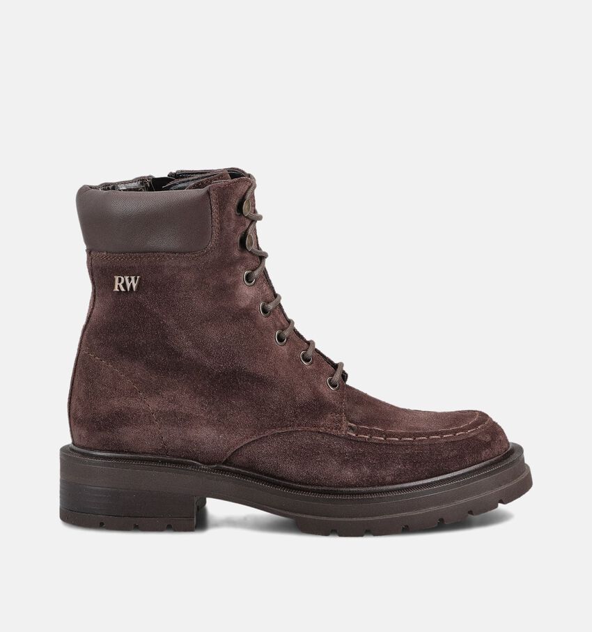 River Woods Birgit Boots à lacets en Brun foncé