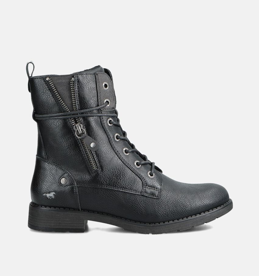 Mustang Zwarte Veterboots