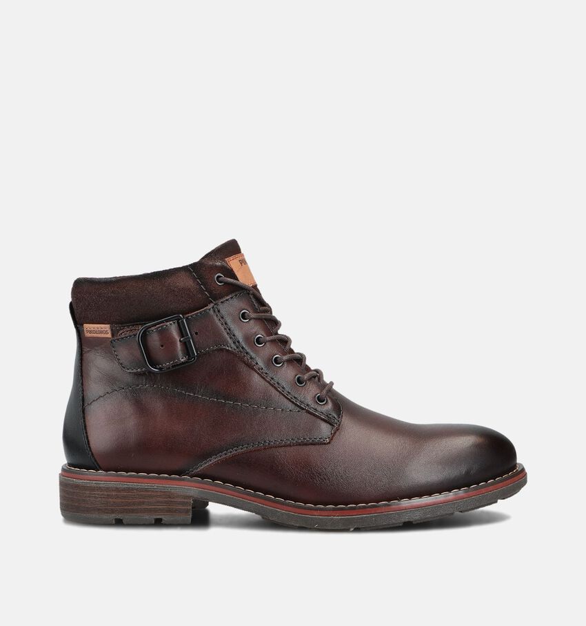 Pikolinos York Donkerbruine Veterboots