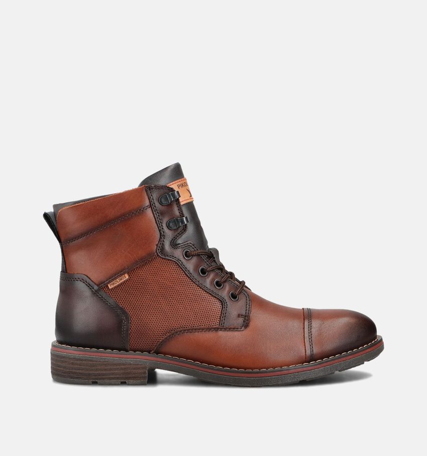 Pikolinos York Boots à lacets en Cognac