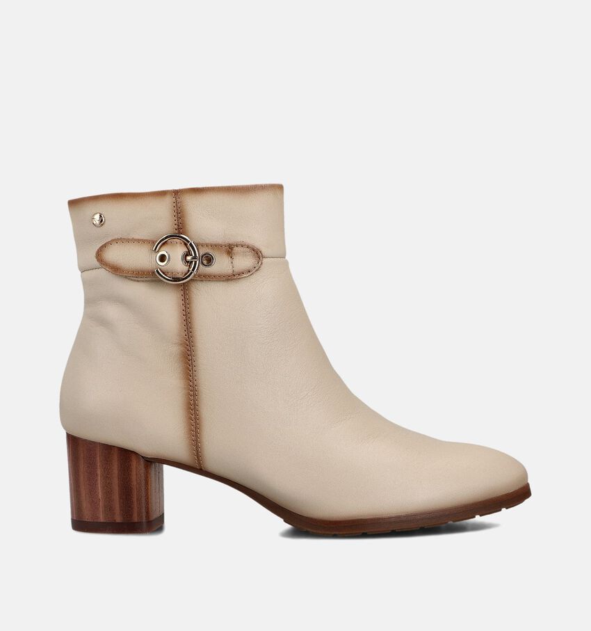 Pikolinos Calafat Beige Enkellaarzen