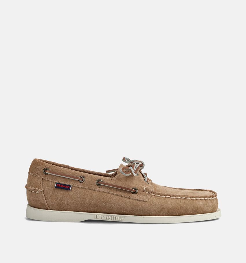 Sebago Dockside Portlande Flesh Out Lichtbeige Mocassins