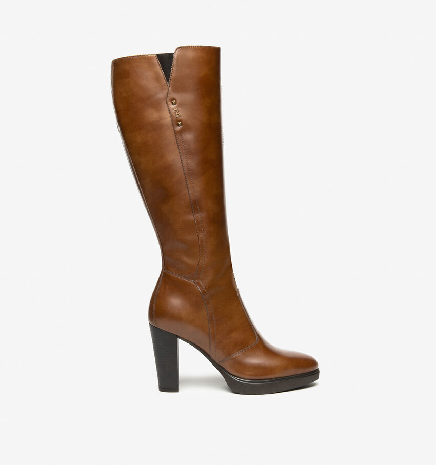 NeroGiardini Bottes hautes en Cognac