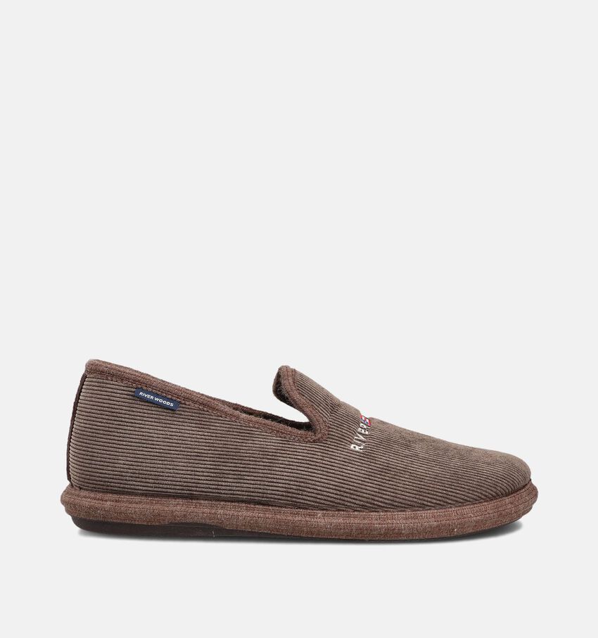 River Woods Heins Bruine Gesloten Pantoffels
