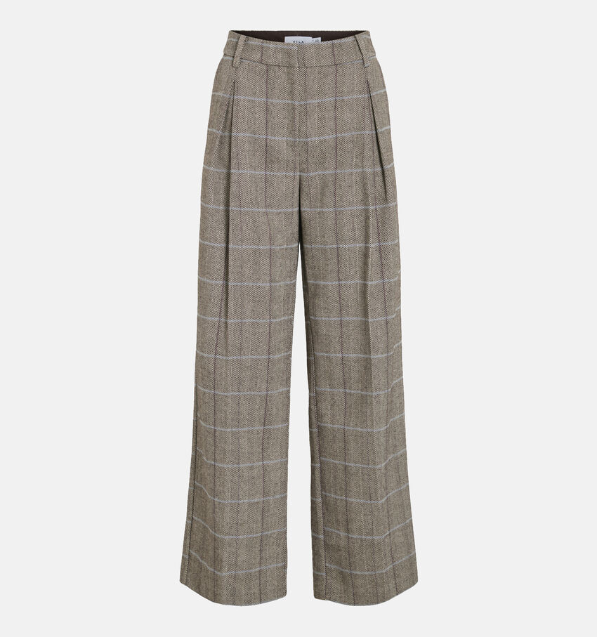 Vila Celin Pantalon en Beige