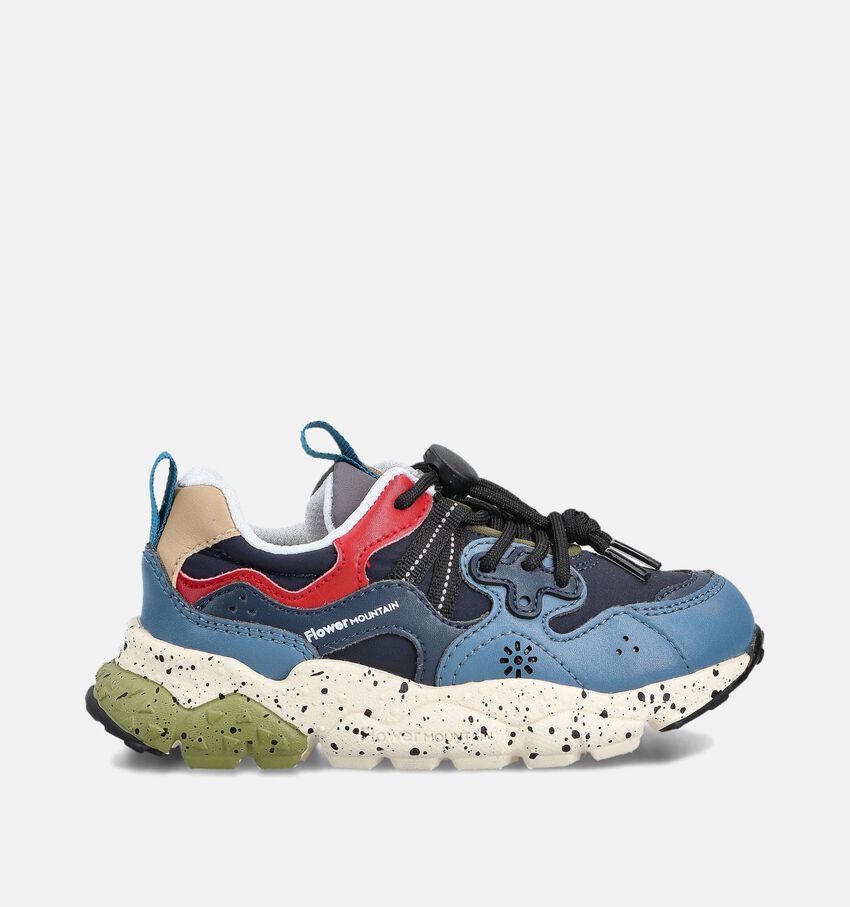 Naturino x Flower Mountain Yamano 3 Blauwe Sneakers
