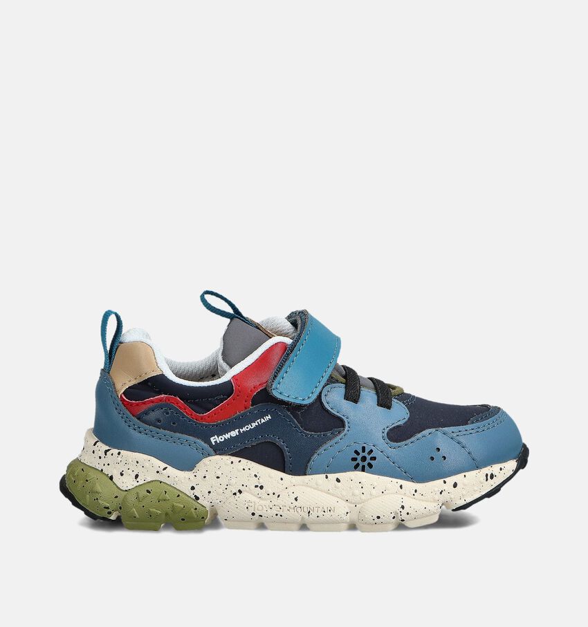 Naturino x Flower Mountain Yamano 3 Blauwe Sneakers