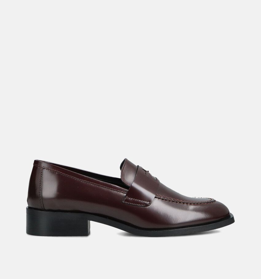 March23 Coral Bordeaux Mocassins