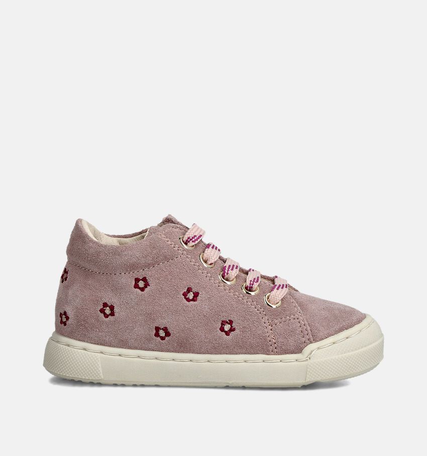 Falcotto Daisies Roze Hoge Veterschoenen