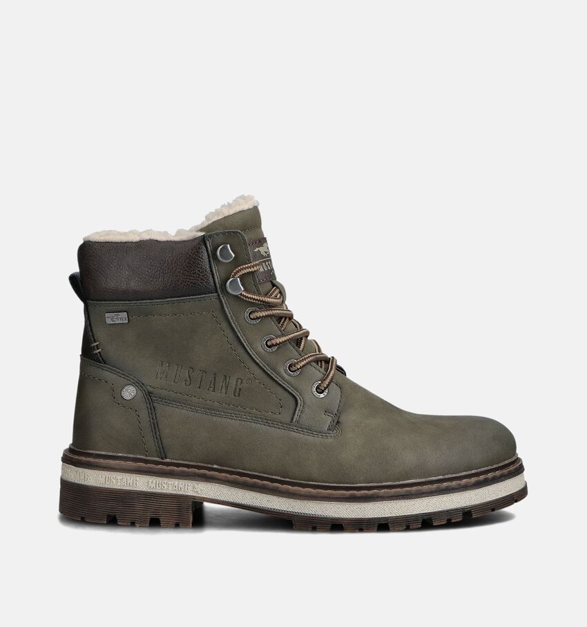 Mustang Groene Veterboots