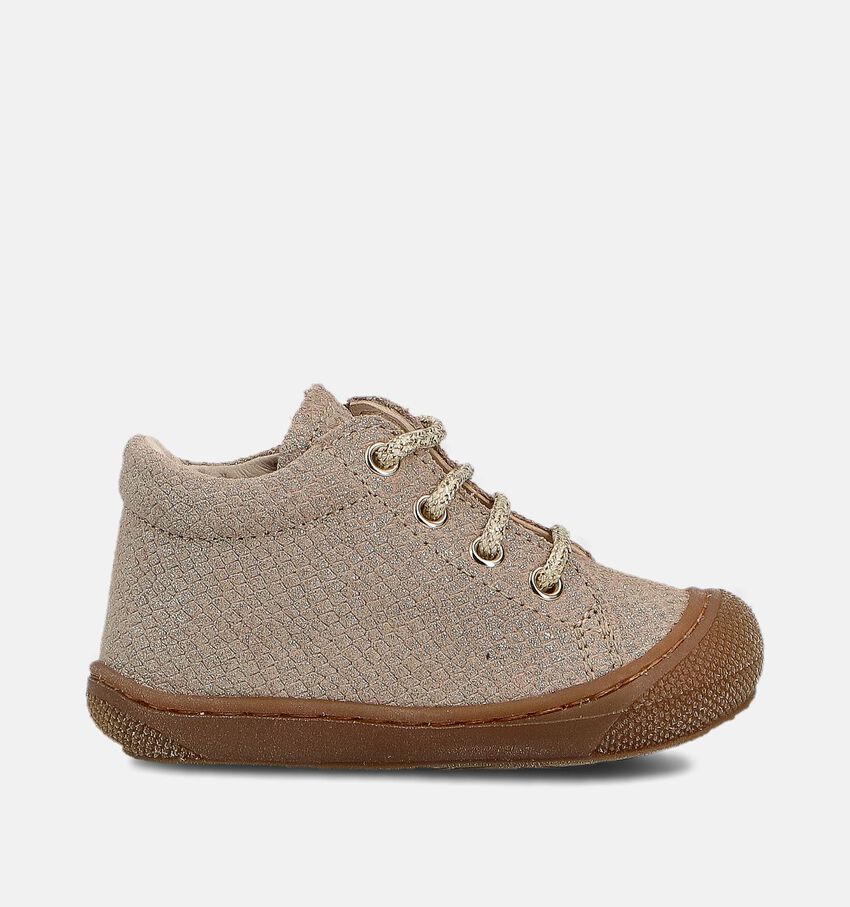Naturino Cocoon Zip Lizard Gouden Babyschoenen