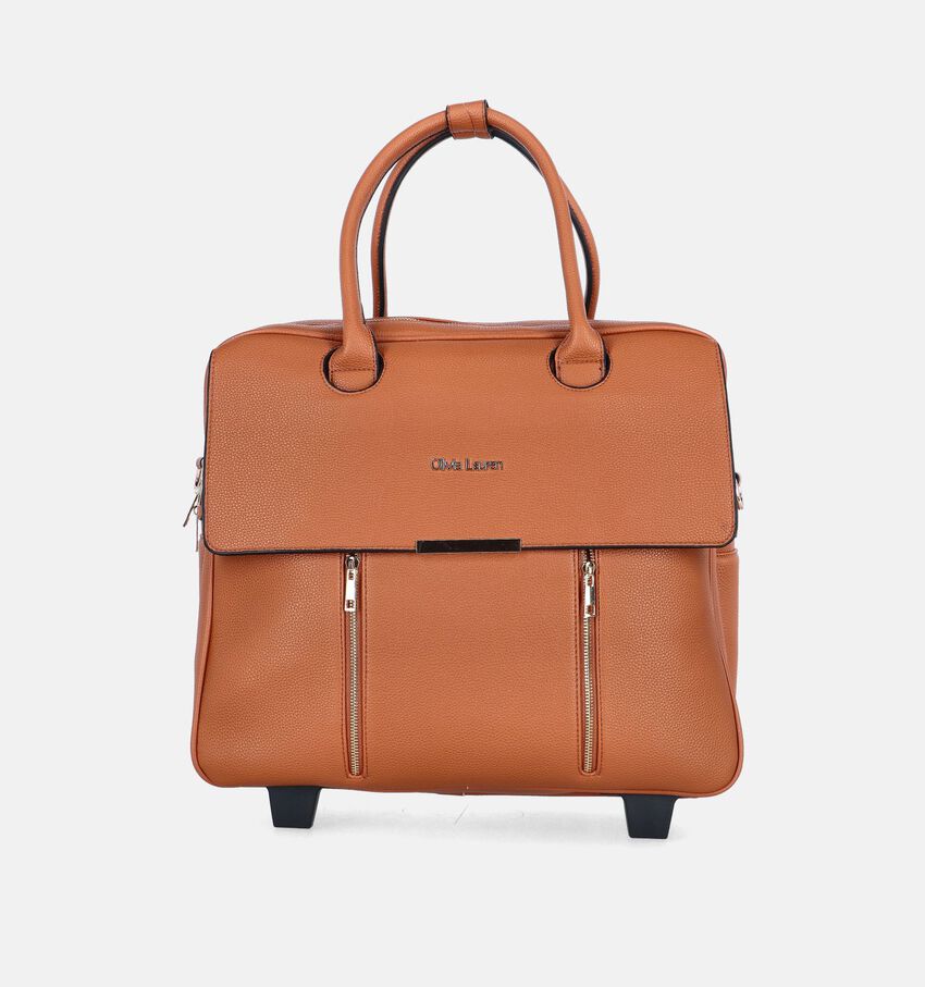 Olivia Lauren Tinley Cognac Laptoptas