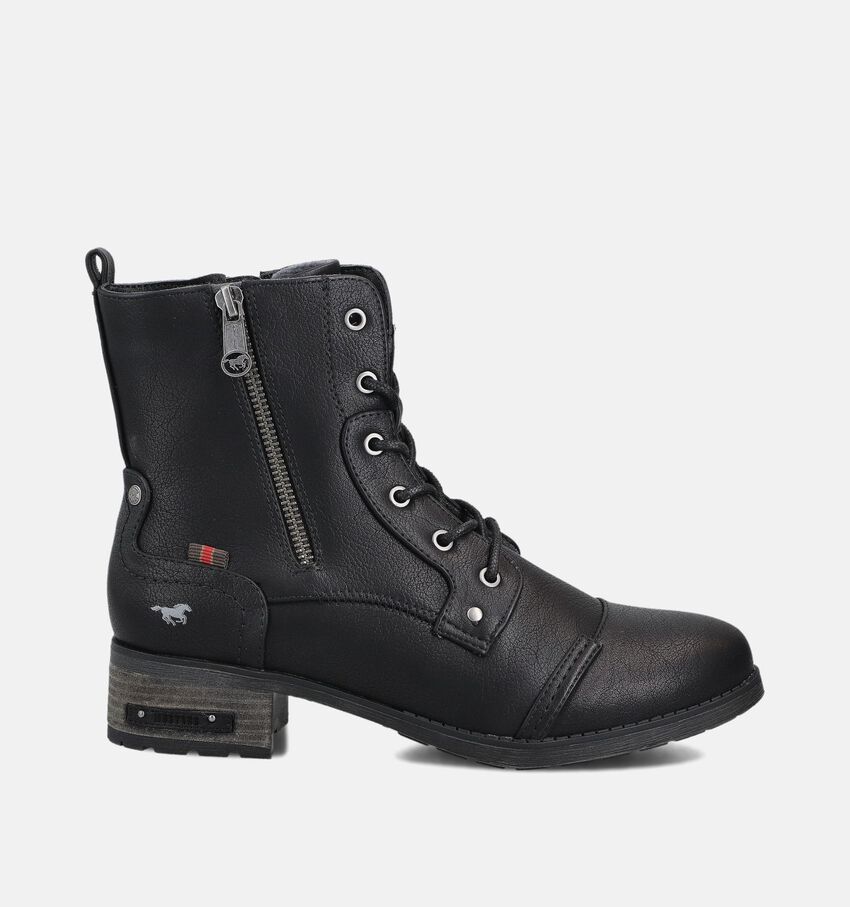 Mustang Zwarte Veterboots