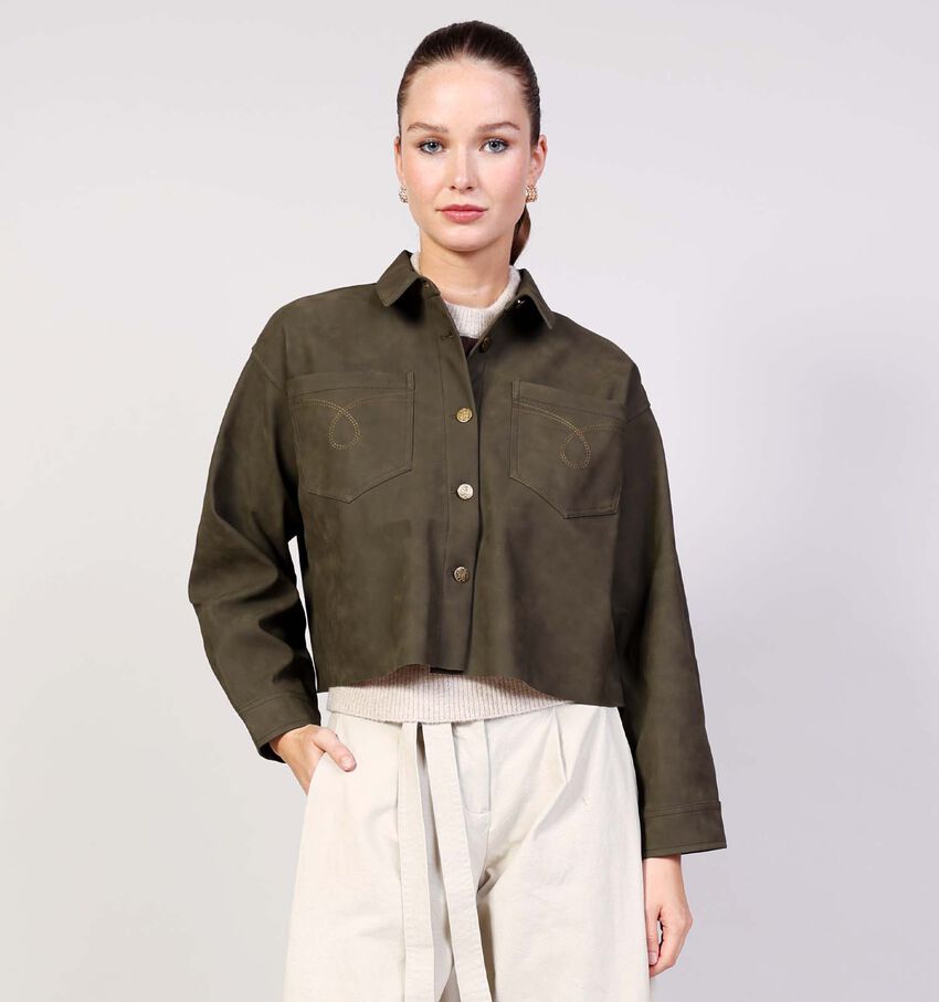 Orfeo Doc Kakigroene Blouse